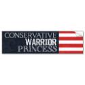 Conservative Warrior Princess Bumper Sticker