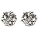 9ct White Gold 0.15 Carat Diamond Stud Earrings