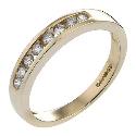 9ct Gold Quarter Carat Diamond Eternity Ring