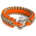 Survival Bracelets (Small - Camo and Orange)